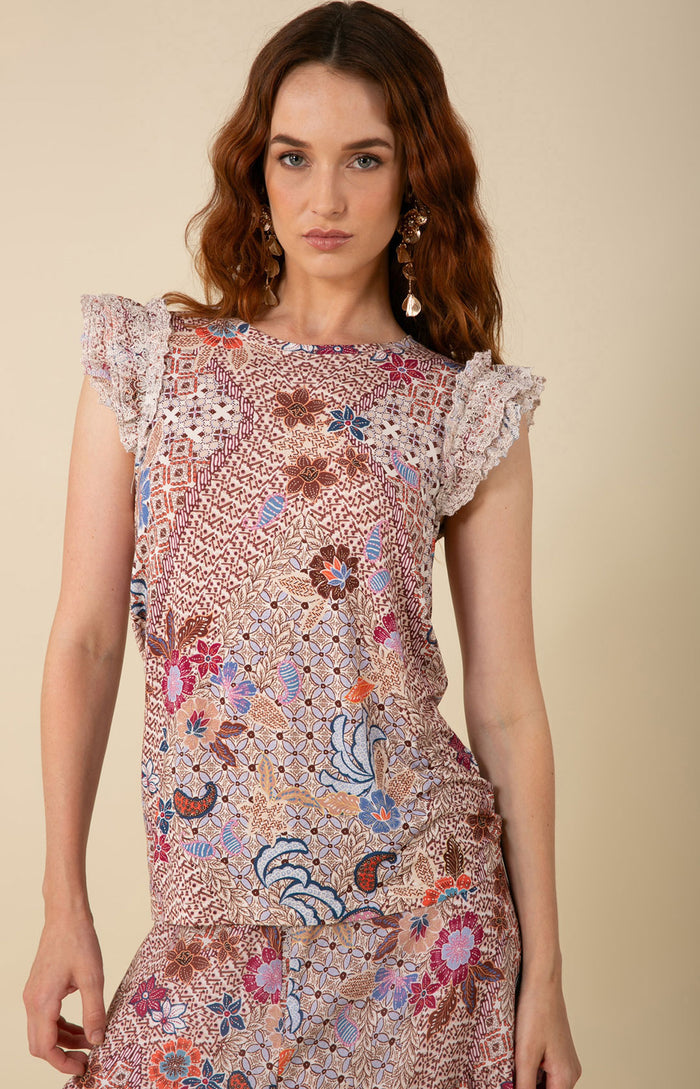 Milani Jersey Top, color_beige