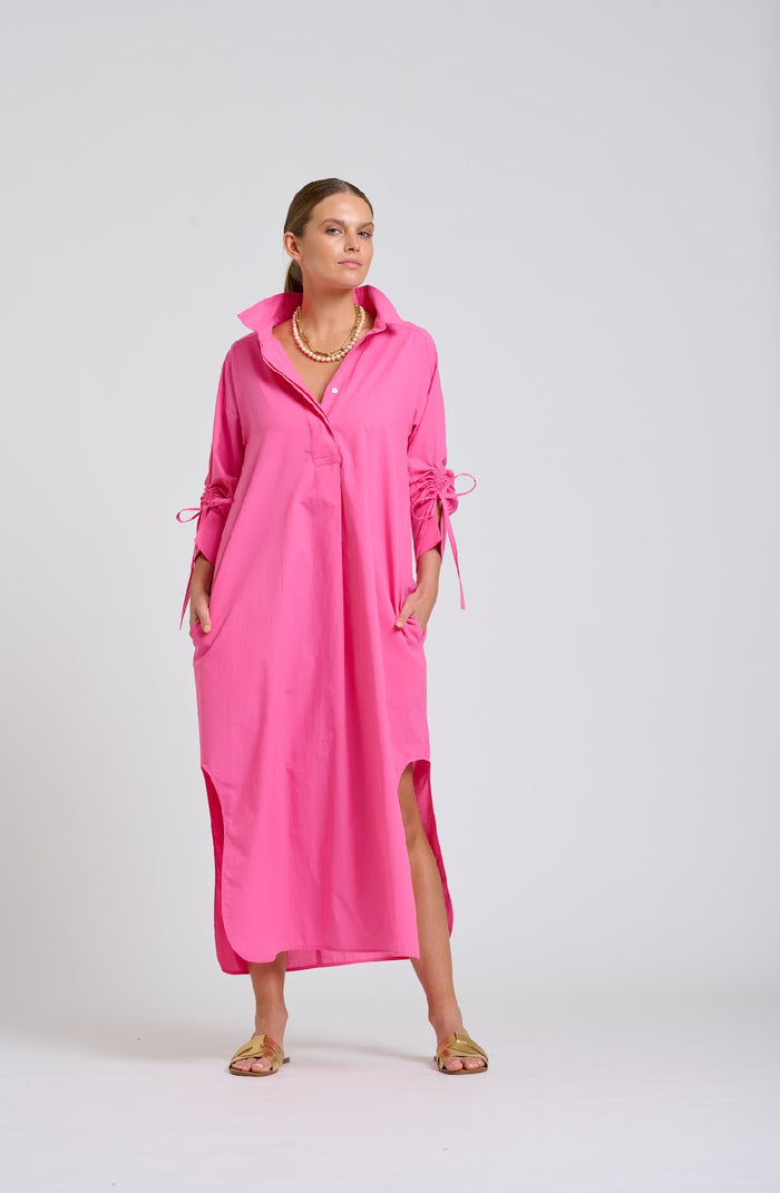 Shirty Millie Dress Shirtdress | Hot Pink