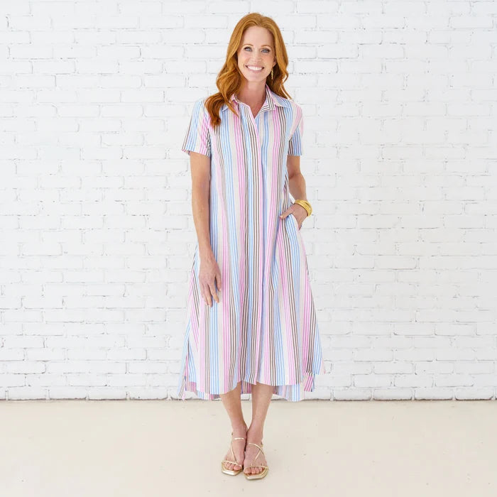 Millie Stripe Dress Spritzy