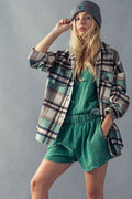 Mint chip plaid Jacket image 0
