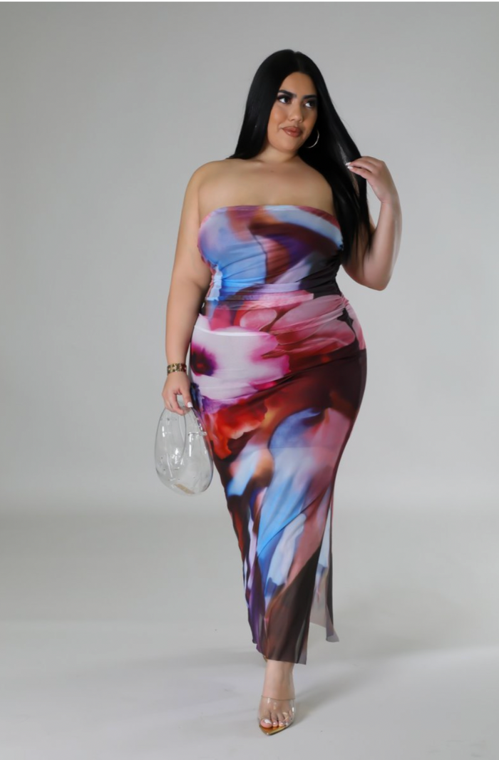 Mirage Mesh Plus Dress image 4