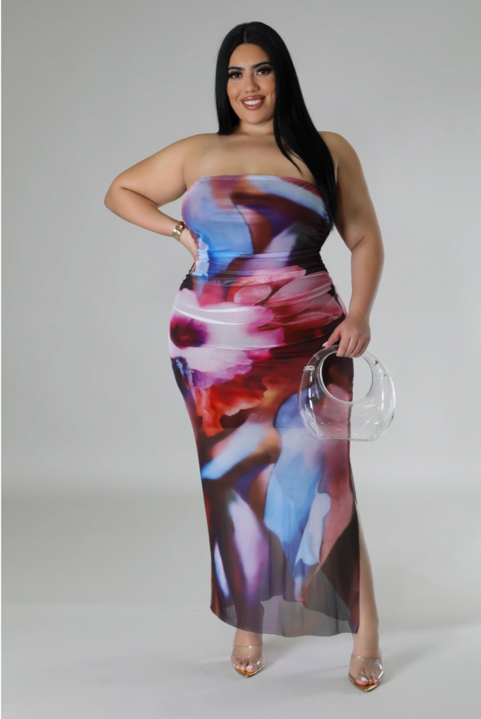 Mirage Mesh Plus Dress image 5