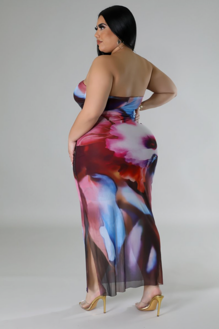 Mirage Mesh Plus Dress image 7