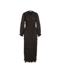MIRELLA LONGSLEEVE WRAP DRESS BLACK