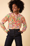 Molly Silk Top, color_pink