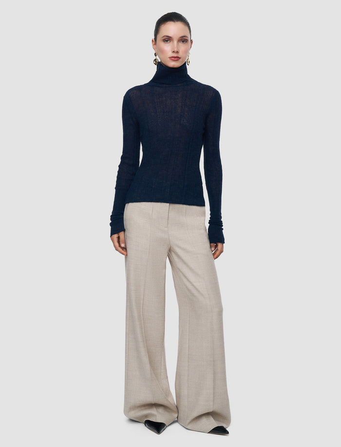 Molony Sheer Wool Rib Jumper