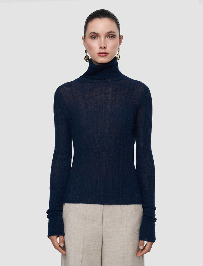Molony Sheer Wool Rib Jumper