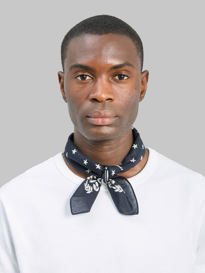 Momotaro Cotton Bandana Navy - Redcast Heritage Co.