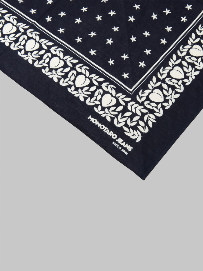 Momotaro Cotton Bandana Navy - Redcast Heritage Co.