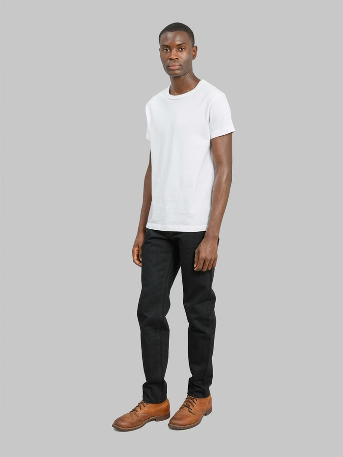 Momotaro MMJZ1201 15.7oz #200 "Classic" Tapered Jeans Black - Redcast Heritage Co.