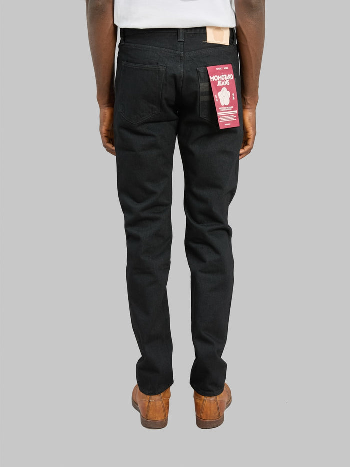 Momotaro MMJZ1201 15.7oz #200 "Classic" Tapered Jeans Black - Redcast Heritage Co.