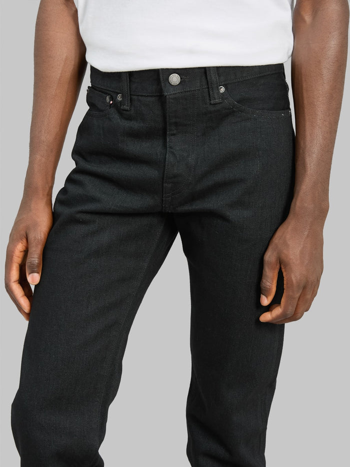 Momotaro MMJZ1201 15.7oz #200 "Classic" Tapered Jeans Black - Redcast Heritage Co.