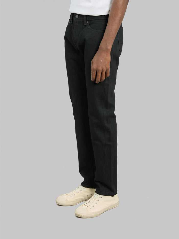 Momotaro MMJZ1301 15.7oz #300 "Classic" Slim Jeans Black - Redcast Heritage Co.