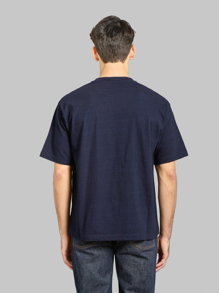 Momotaro Jeans MMTS6010 Yarn Dyed T-Shirt Indigo