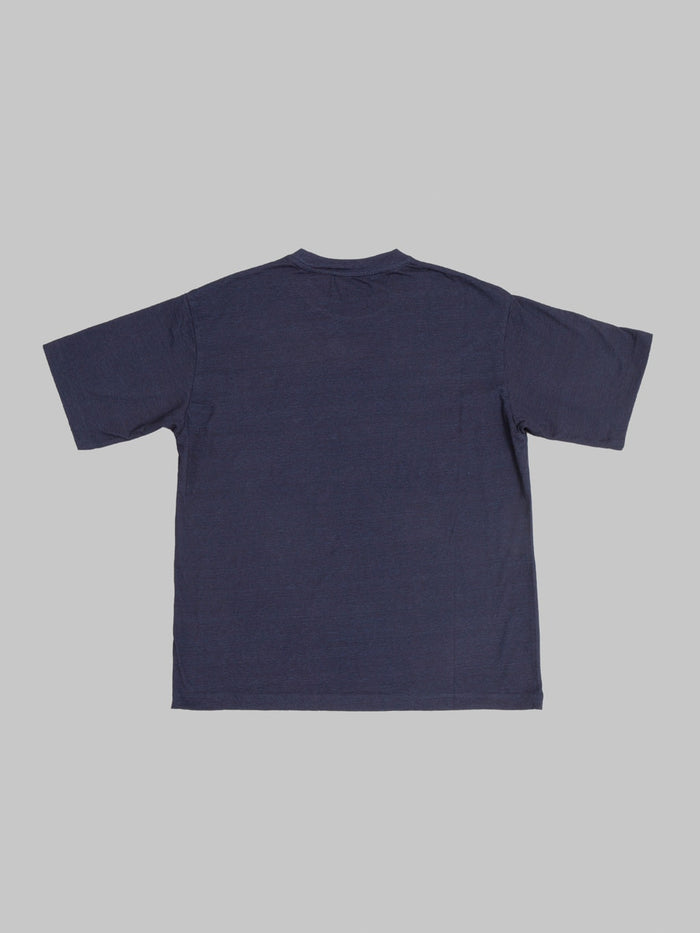 Momotaro Jeans MMTS6010 Yarn Dyed T-Shirt Indigo
