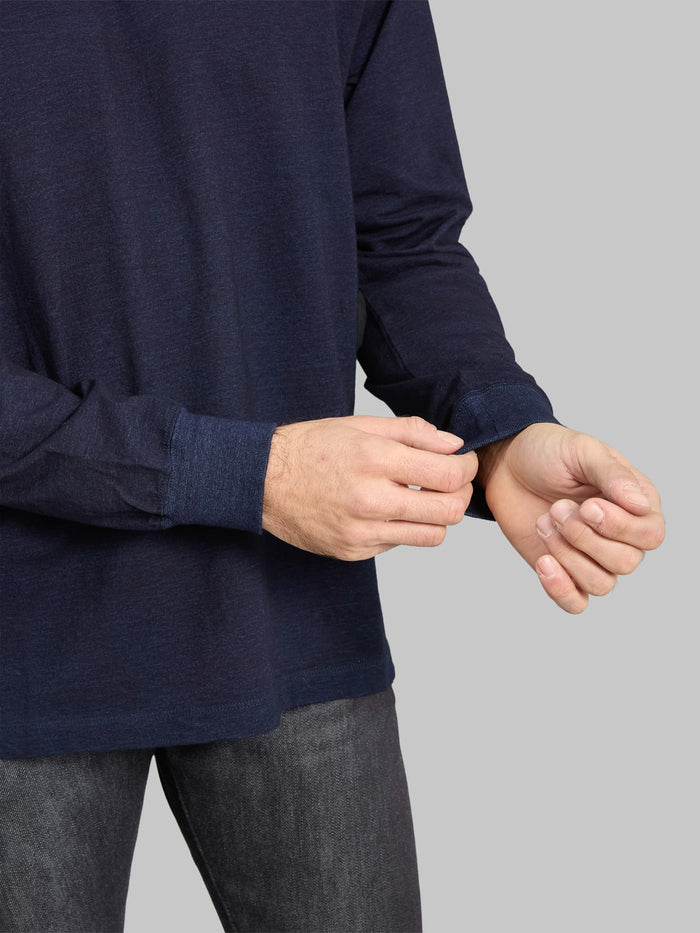Momotaro MMTS6011 6.1oz Indigo Long Sleeve T-Shirt cuff