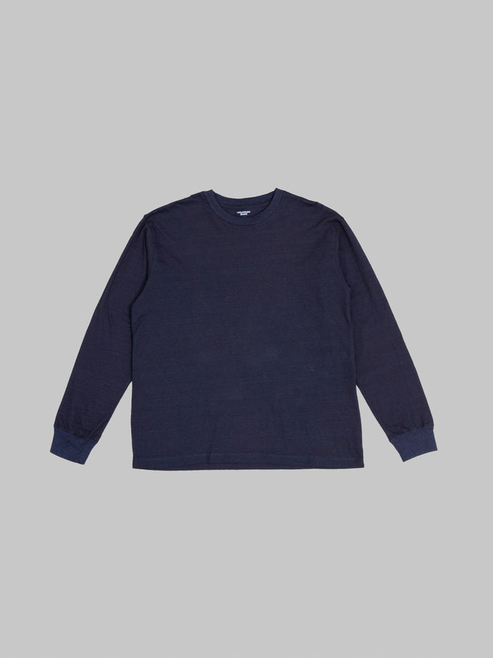 Momotaro MMTS6011 6.1oz Indigo Long Sleeve T-Shirt front