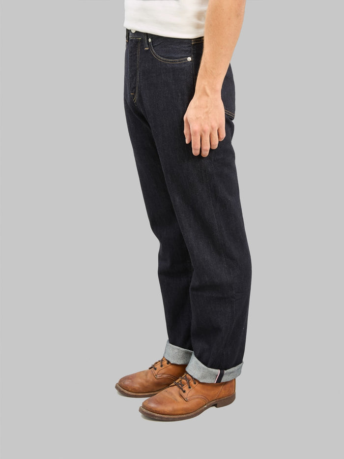 Momotaro MXJE14055S 11oz Lightweight Straight Jeans side fit