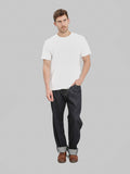 Momotaro Jeans MXJE1506 11oz #400 Lightweight Wide Jeans styled