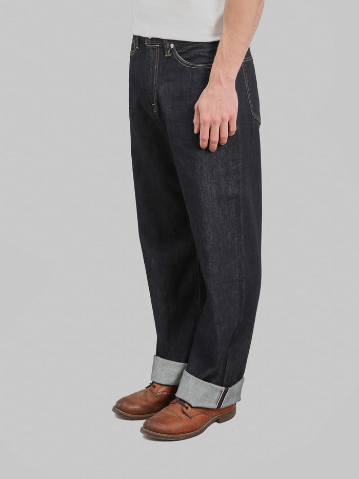 Momotaro Jeans MXJE1506 11oz #400 Lightweight Wide Jeans side