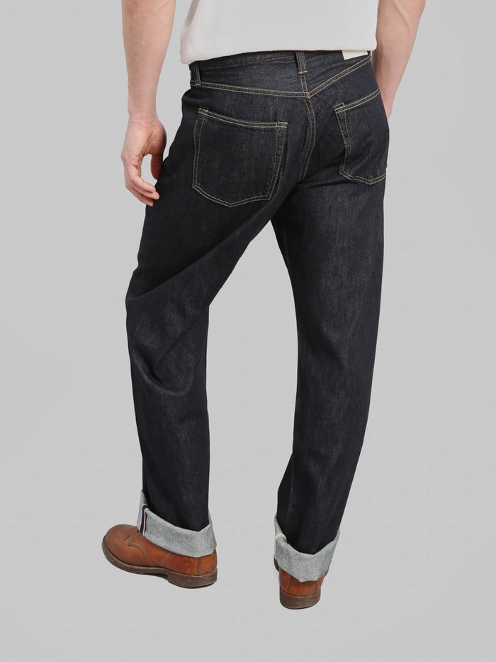 Momotaro Jeans MXJE1506 11oz #400 Lightweight Wide Jeans back styled