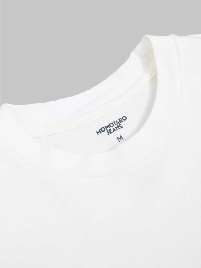Momotaro MXTS1031 Heavy Ounce T-Shirt White closeup