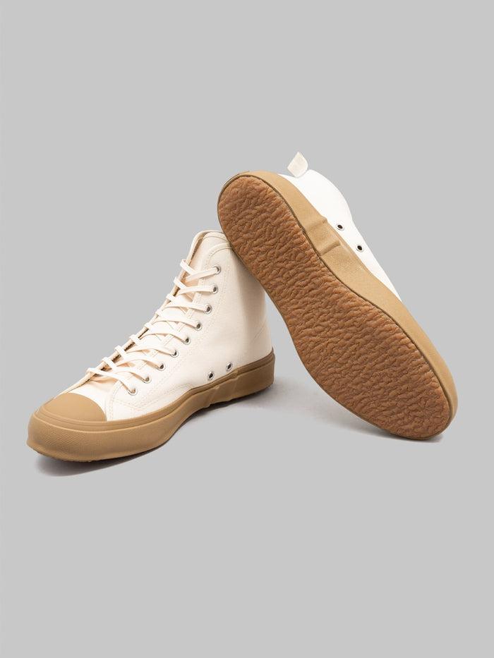 Moonstar Hi Basket Natural non slip rubber sole