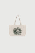 MoPQ - Spiritual Experience Tote Bag in Bone - Kalifornia Jean Bar