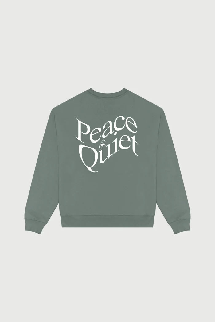 MoPQ - Warped Crewneck Sweatshirt Fern - Kalifornia Jean Bar
