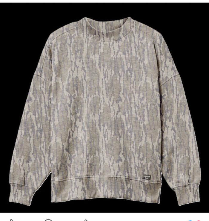 Mossy Oak Camo Crewneck Sweatshirt
