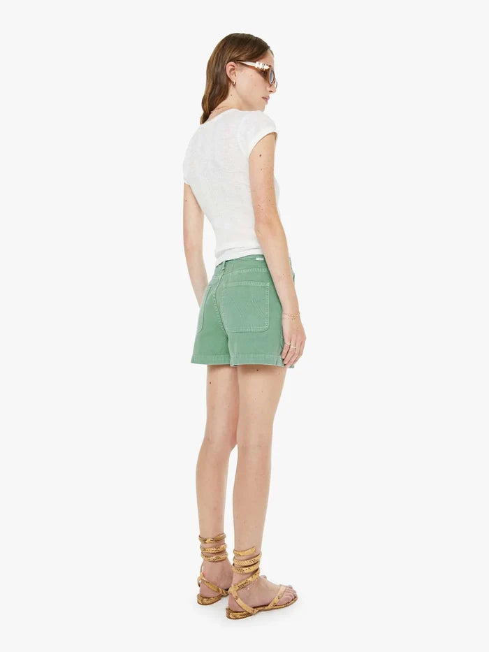Mother - Detour Short in Hit the Hay Creme De Menthe - Kalifornia Jean Bar