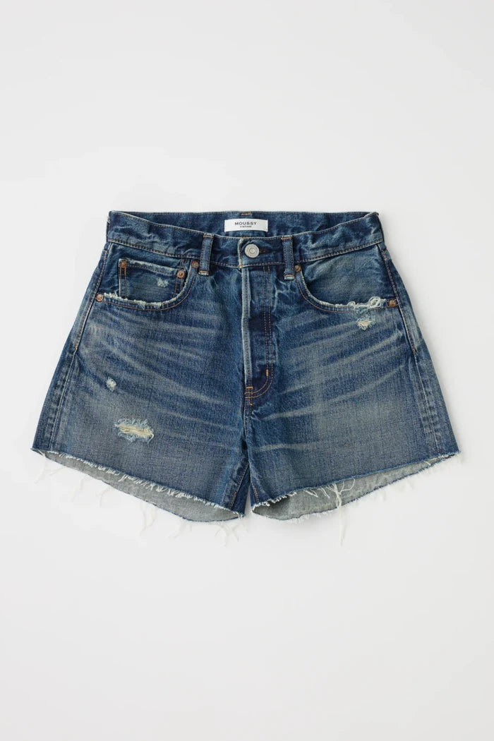 Moussy - Blue Lattingtown Shorts - Kalifornia Jean Bar
