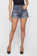 Moussy - Glenview Denim Shorts in Light Black - Kalifornia Jean Bar