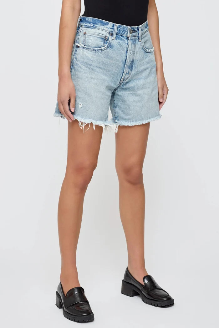 Moussy - Light Blue Nolita Shorts - Kalifornia Jean Bar