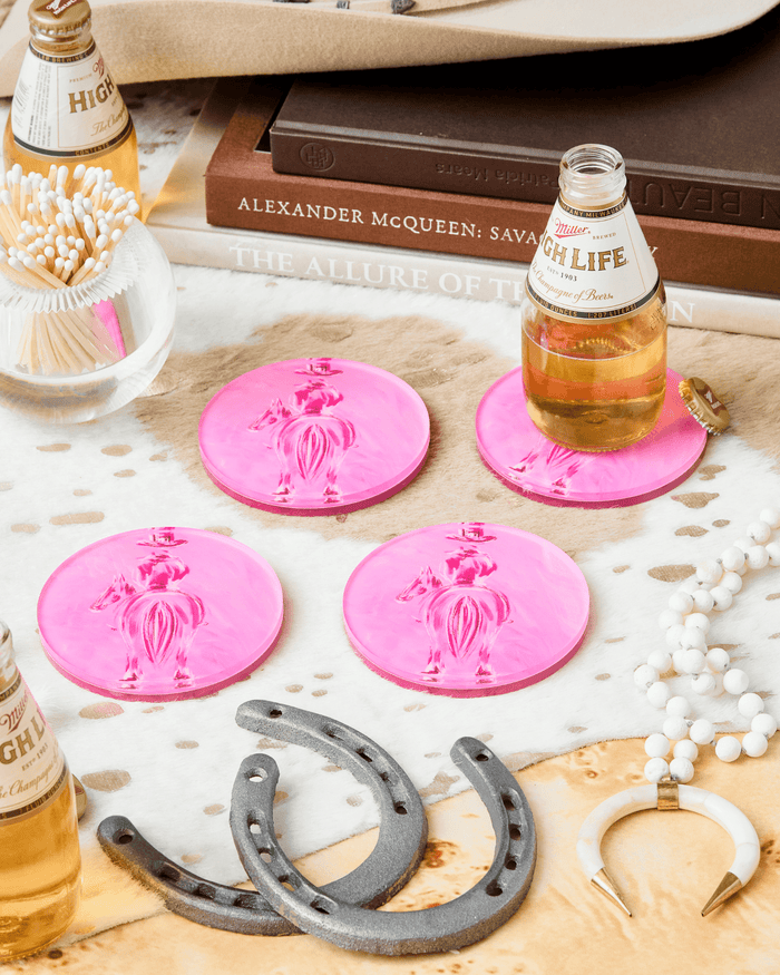 Mustang Sally Acrylic Coaster - Set of 4