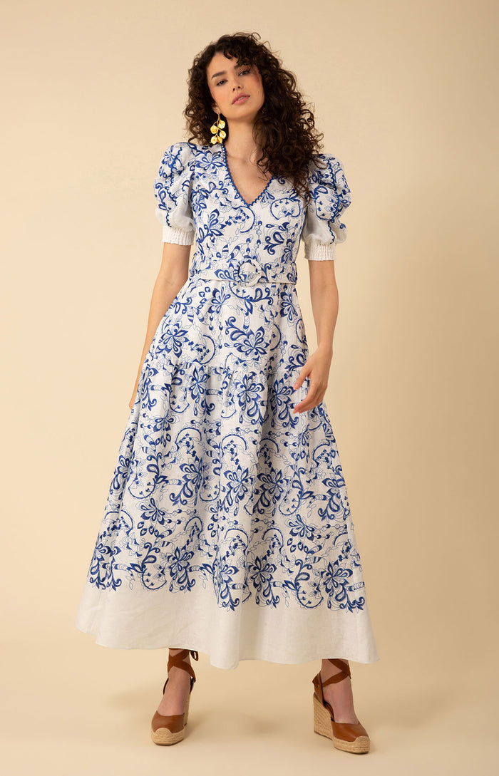 Myla Embroidered Maxi Dress, color_blue
