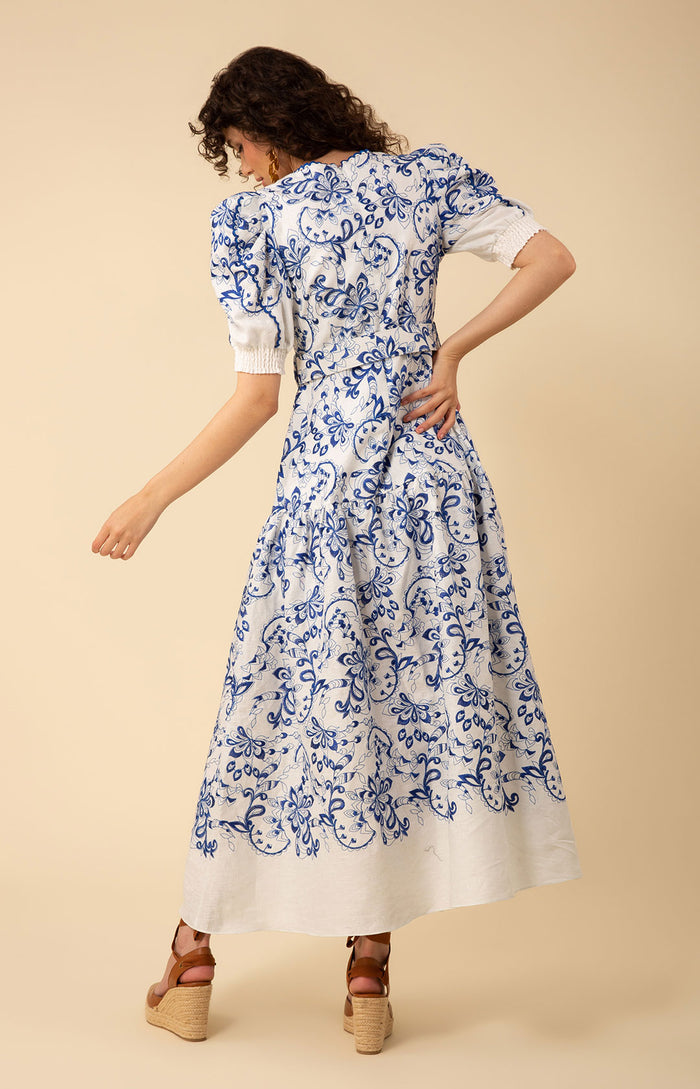 Myla Embroidered Maxi Dress, color_blue