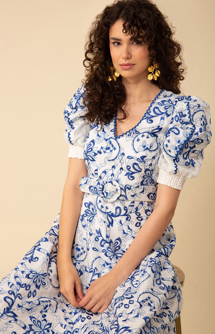 Myla Embroidered Maxi Dress, color_blue