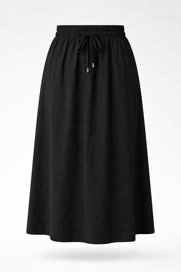 MYSTERY 2597 Cotton Drawstring Skirt  SS26