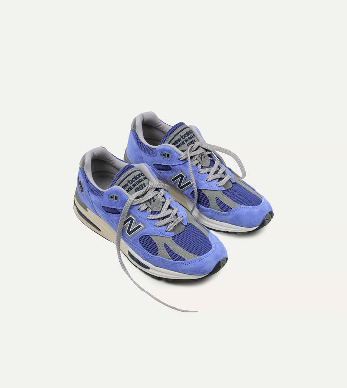 New Balance 'Summer Brights’ Baja Blue Made in UK 991v2 Trainers