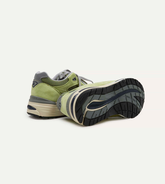 New Balance 'Summer Brights’ Green Banana Made in UK 991v2 Trainers