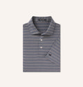 Newcastle Stripe Featherlight Polo- Washed Lunar