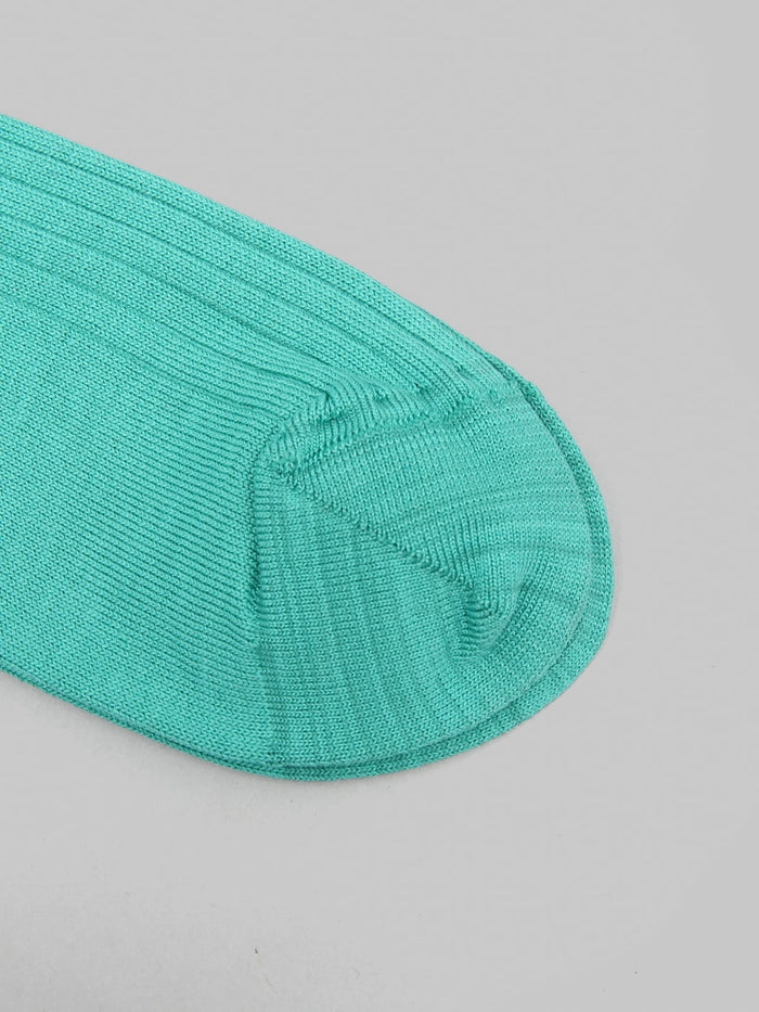 Nishiguchi  Kutsushita Silk Cotton Ribbed Socks Cast Iron Railings toe