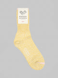 Nishiguchi  Kutsushita Silk Cotton Socks Colorful Flags yellow