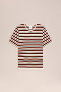 NN. 07 - Bari T-Shirt in Ivory Multi