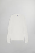 NN. 07 - Clive Waffle Knit Tee in Egg White