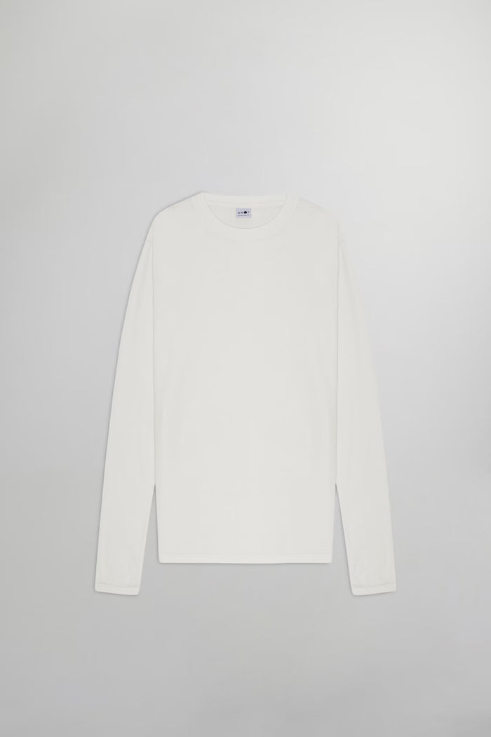 NN. 07 - Clive Waffle Knit Tee in Egg White