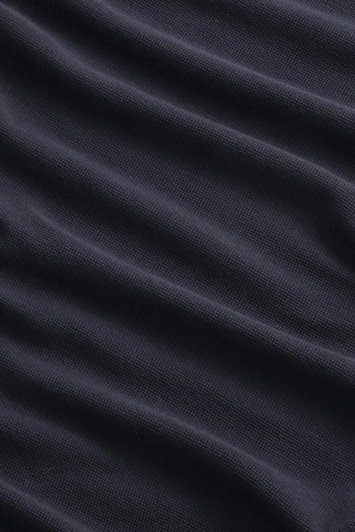NN. 07 - Clive Waffle Knit Tee Navy