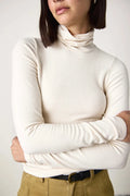 NSF - Lani Plush Fitted Turtleneck in Ivory - Kalifornia Jean Bar