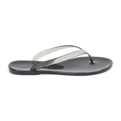 Olsen Black Jelly Sandals